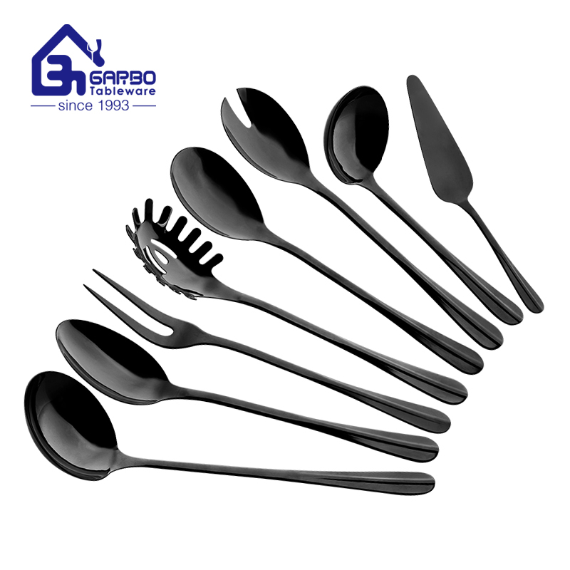 201 Kitchen Utensil Cooking Tool Set With Pyrex PP Black Handle