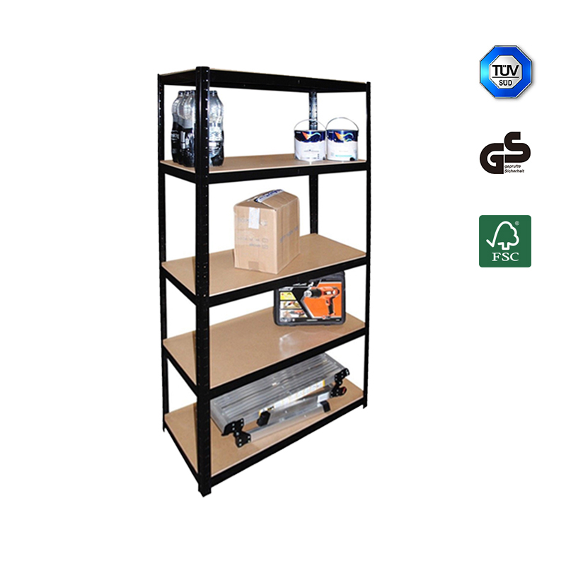 QT6127 5-layer powder coated storage shelf