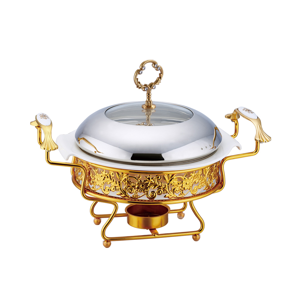 Porcelain Chafing Dish Food Warmer