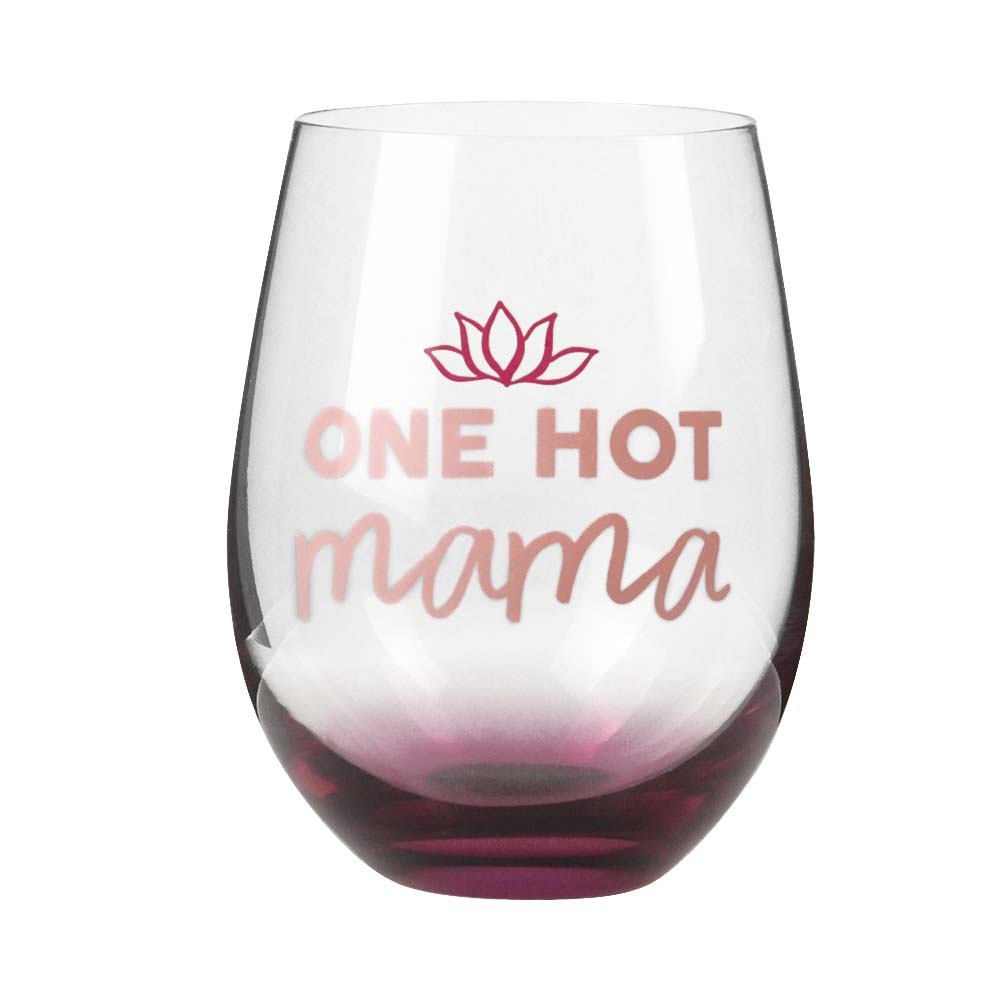 Mother's Day purple morphs into white starless glass, single Single paper