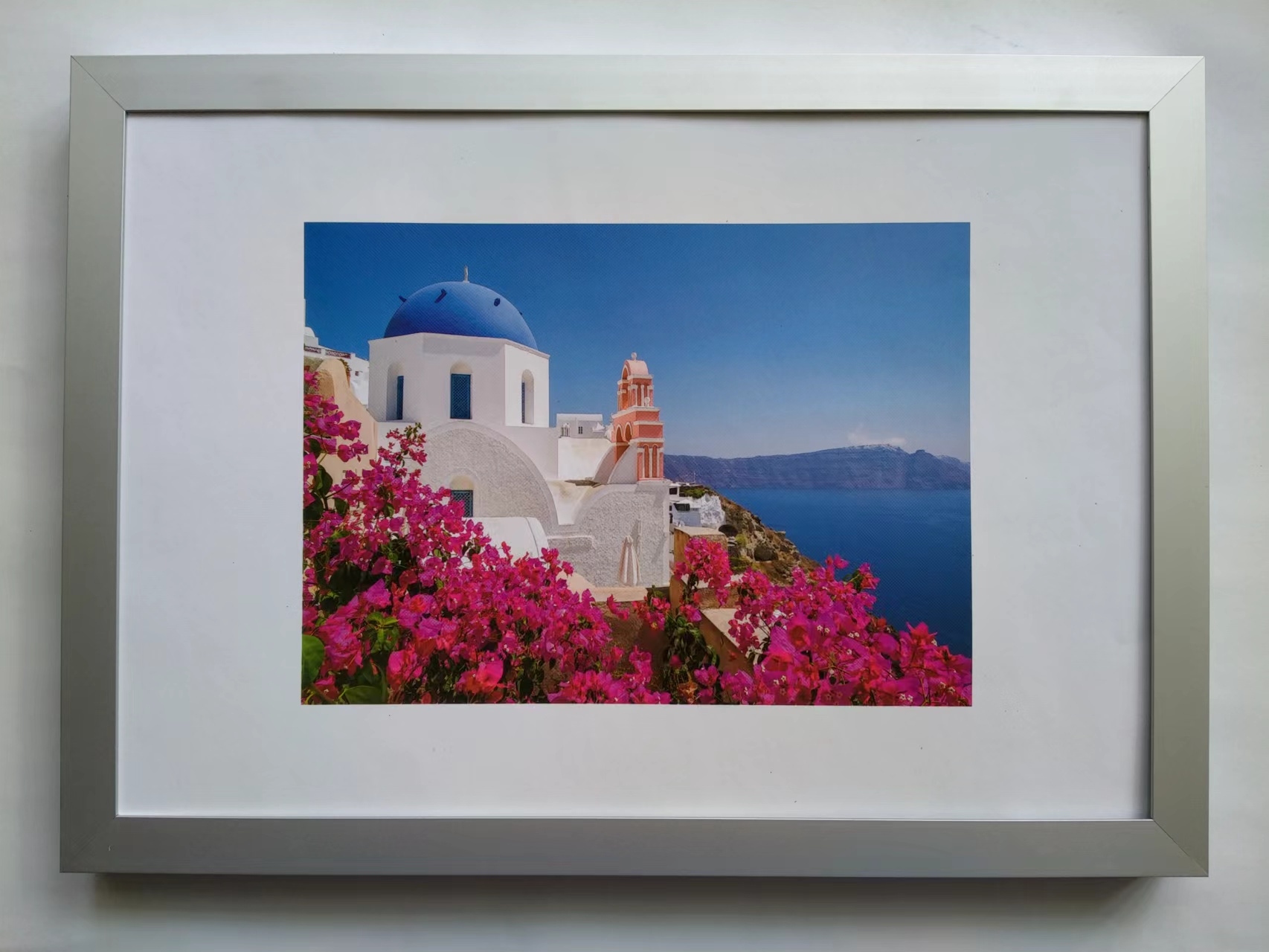 Aluminium silver picture frame