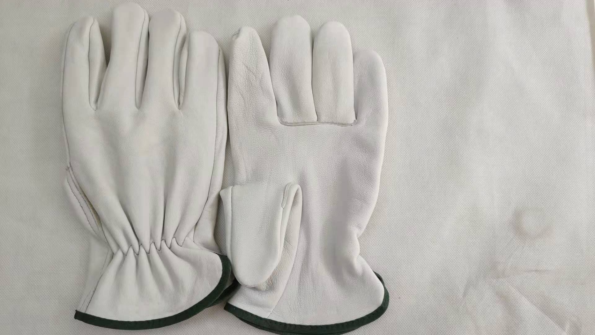 Sheep grain leather A grade soft driver welder gloves for tools