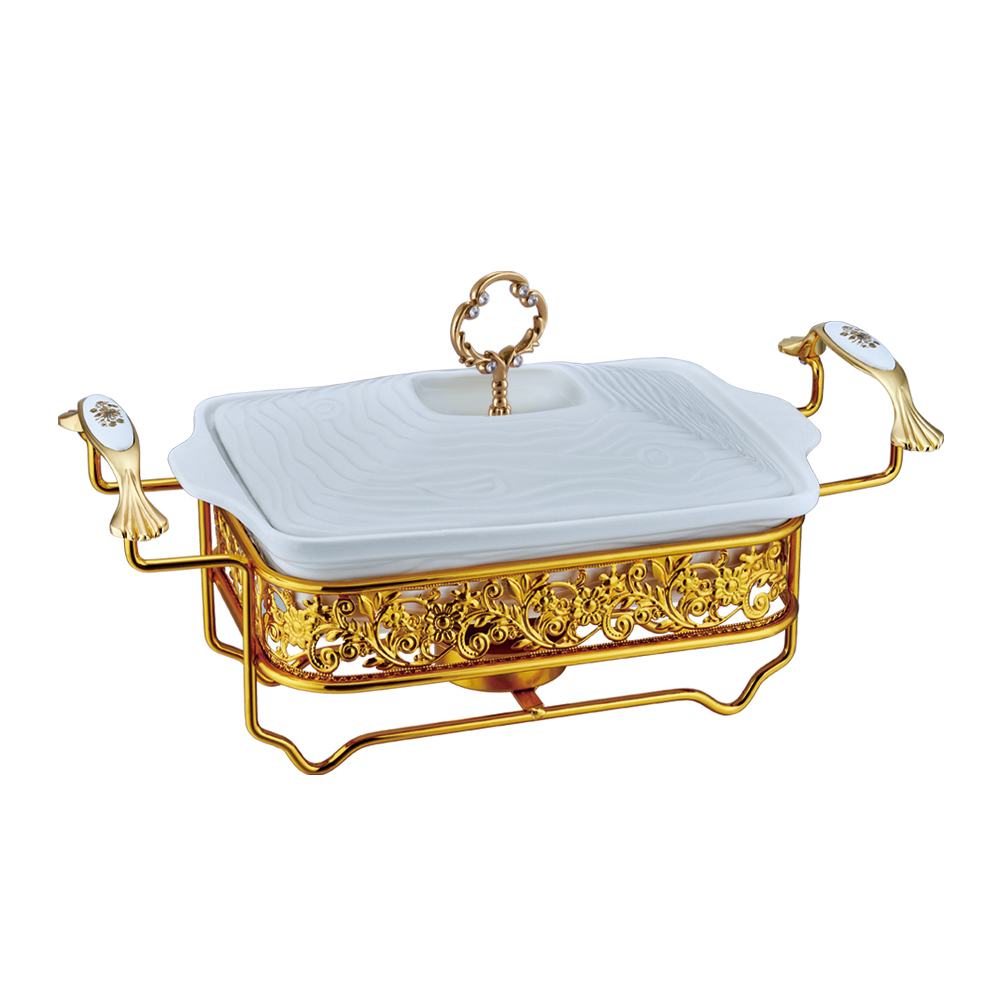 Porcelain Chafing Dish Food Warmer