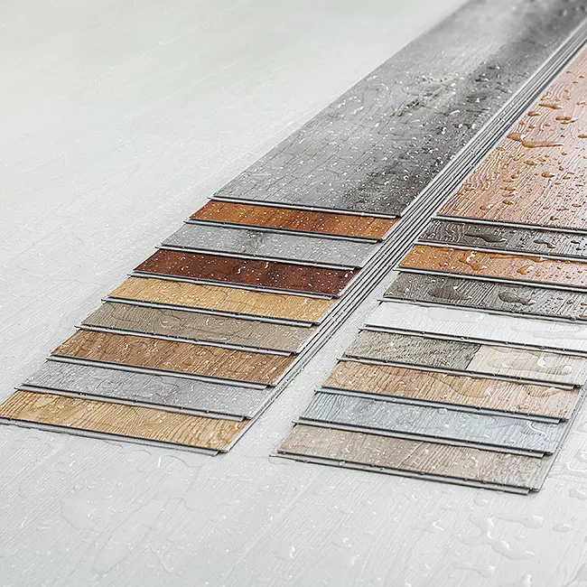 virgin material unilin click valinge click plastic tiles pvc spc flooring vinyl flooring waterproof