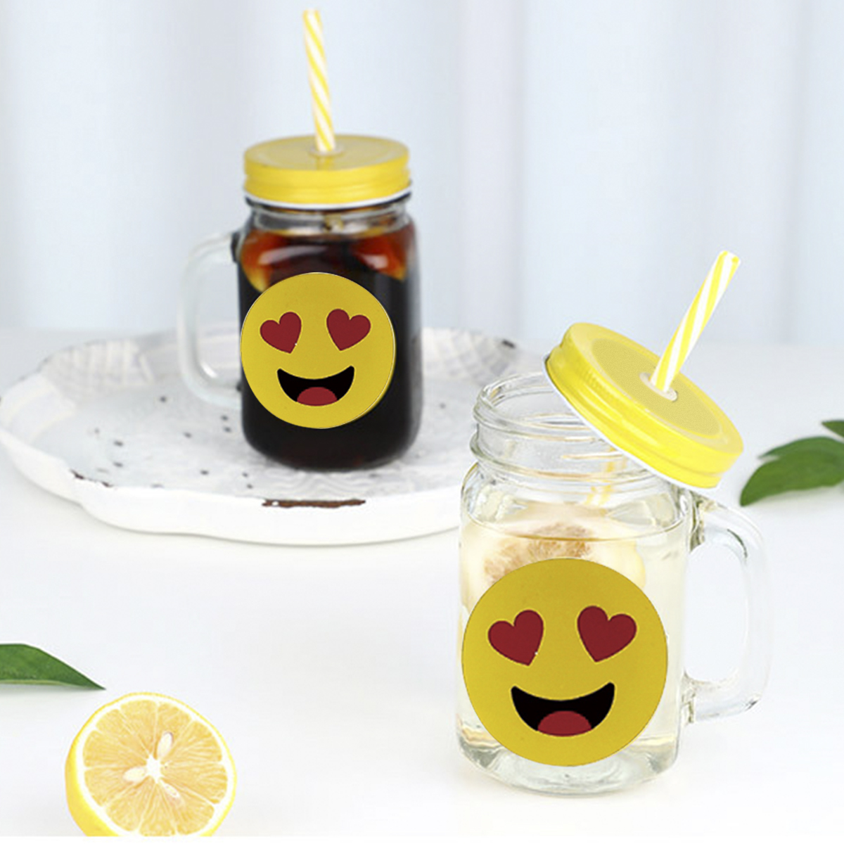 Food Storage & Container Buckle Jar,Glass Clear Jar Locking Lid,Flip Lid Glass Jars