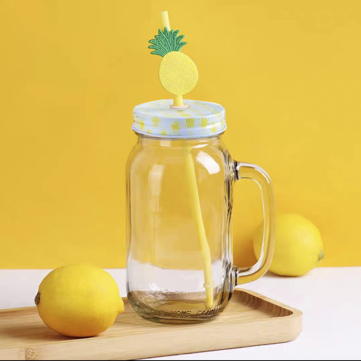 Food Storage & Container Buckle Jar,Glass Clear Jar Locking Lid,Flip Lid Glass Jars