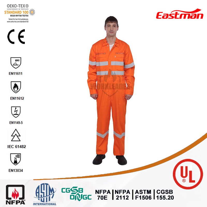 UL certified flame resistant coverall for oil field