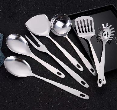 Stainless steel kitchen ware with silver color