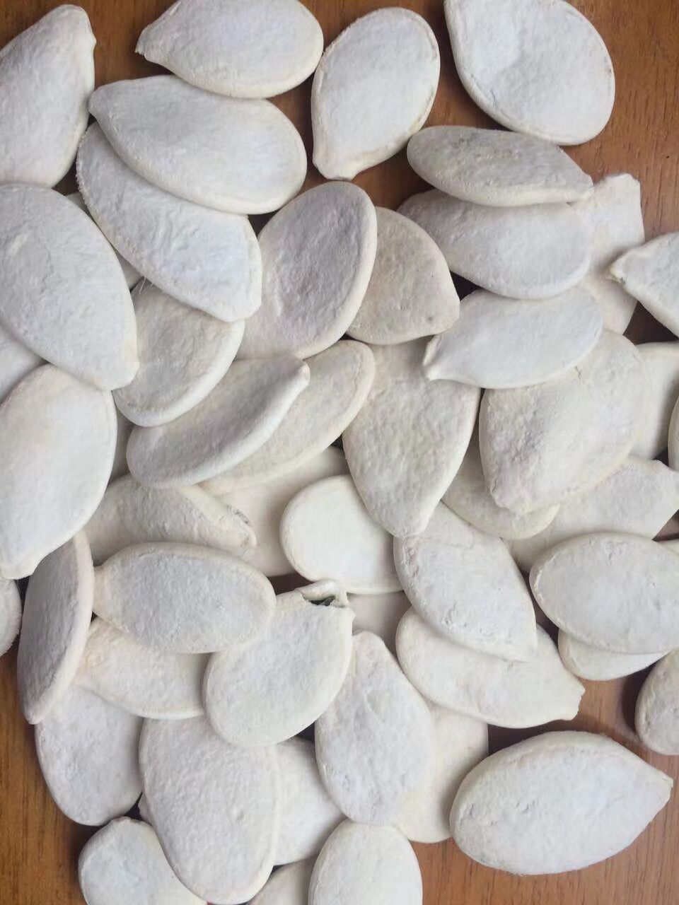 White&salted pumpkin seeds