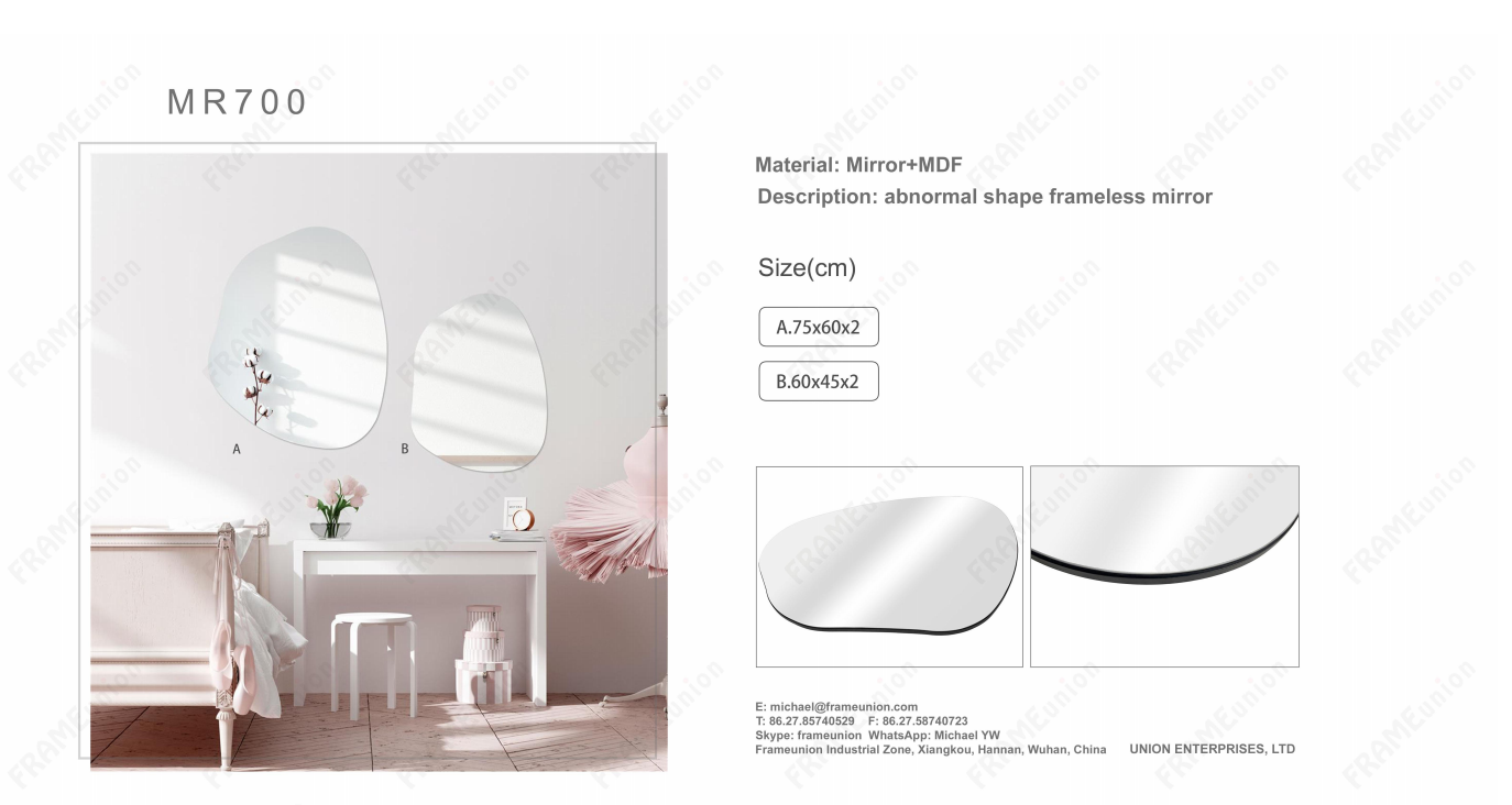 Abnormal shape mirror