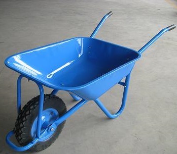 Wheelbarrow Wb5009 Wheel Barrow Construction Model Carts Solid Wheel, Pu Foam Wheel,air