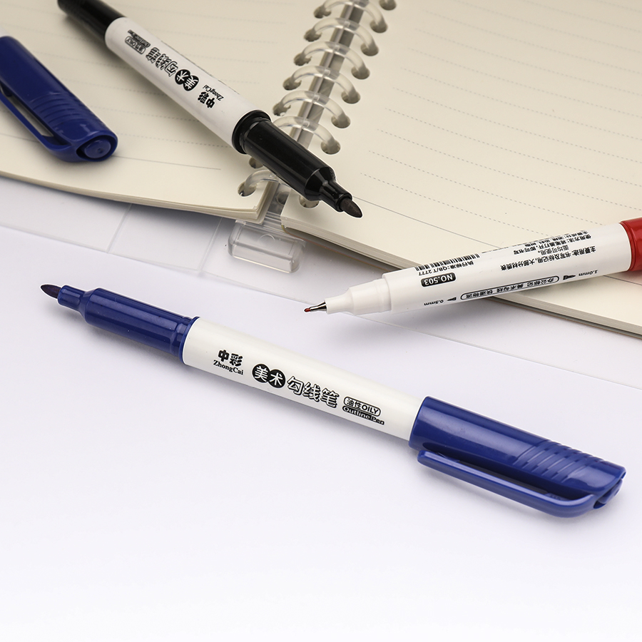 503-12，Dual-Tip CD marker pen