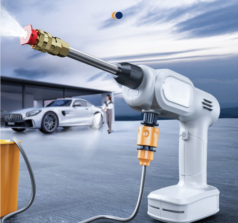 high pressure car washer w/ digital air compressor