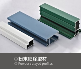 Powder sprayed profiles