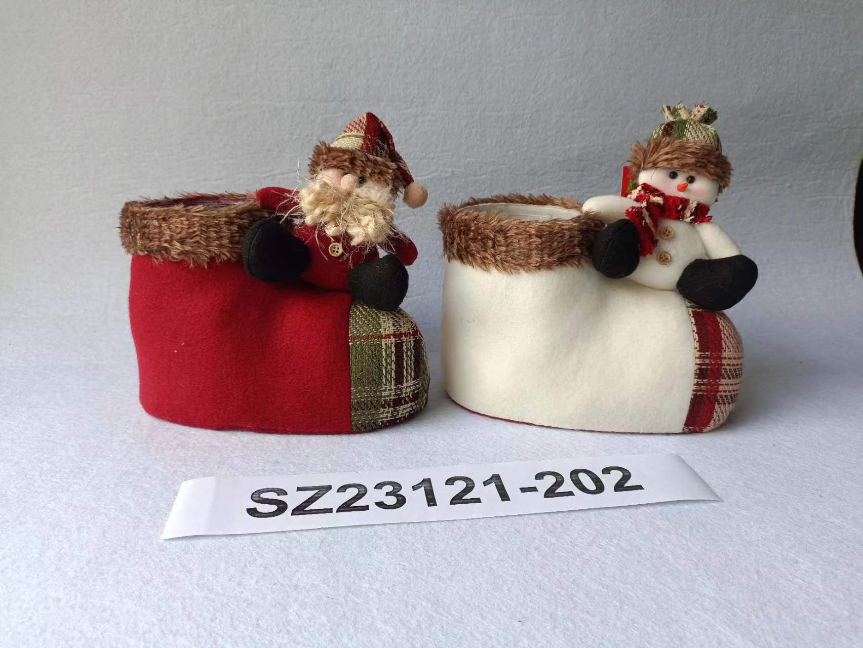 Tenghui Christmas ornaments Santa Claus snowman red green