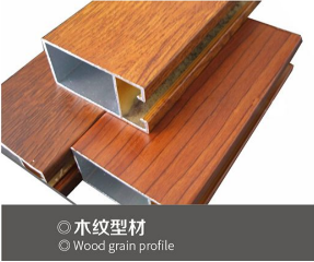 Wood grain profile