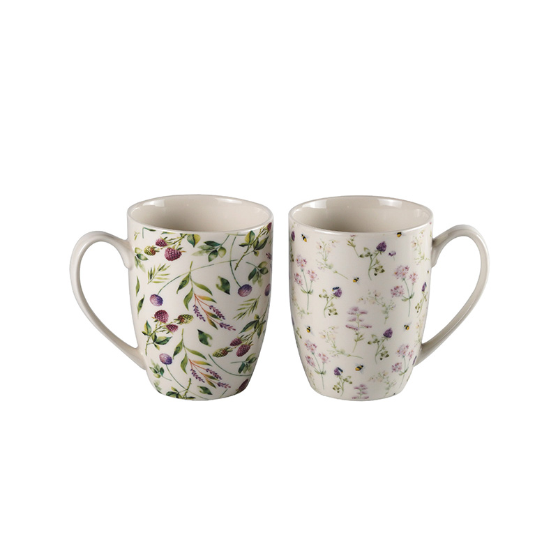 13OZ NEW BONE CHINA BULLET MUG Floral MUG