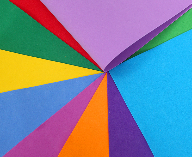 Colorful eva foam sheet eco friendly eva for art and craft