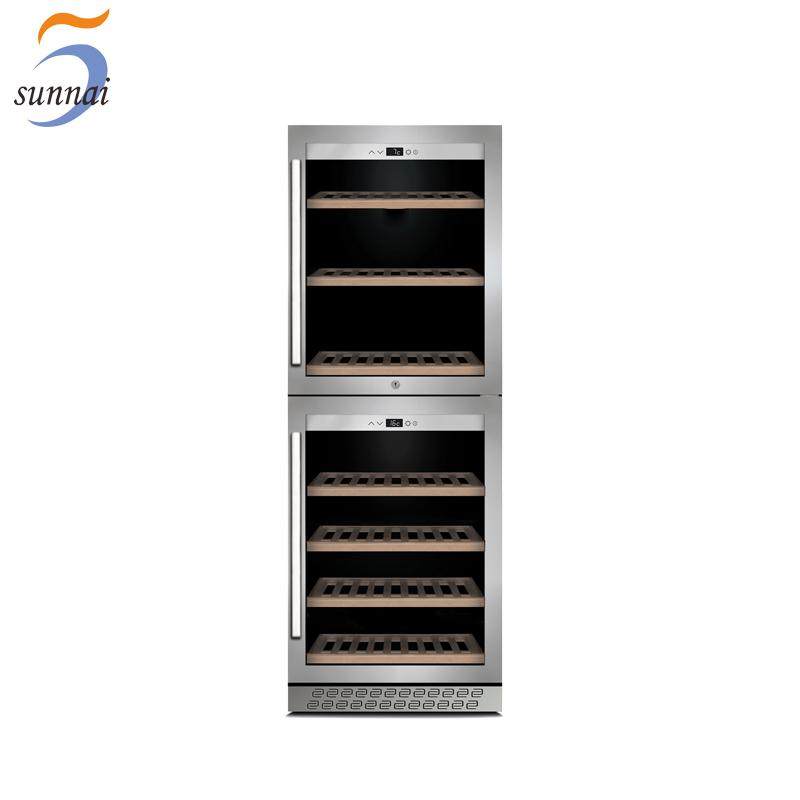 SUNNAI SW-125S 126 bottles wine cooler refrigerator manufacturer built in