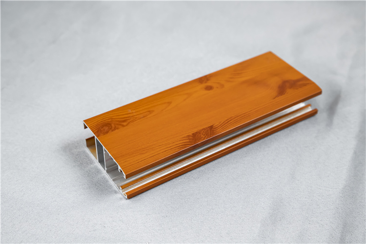 wood grain aluminium profiles