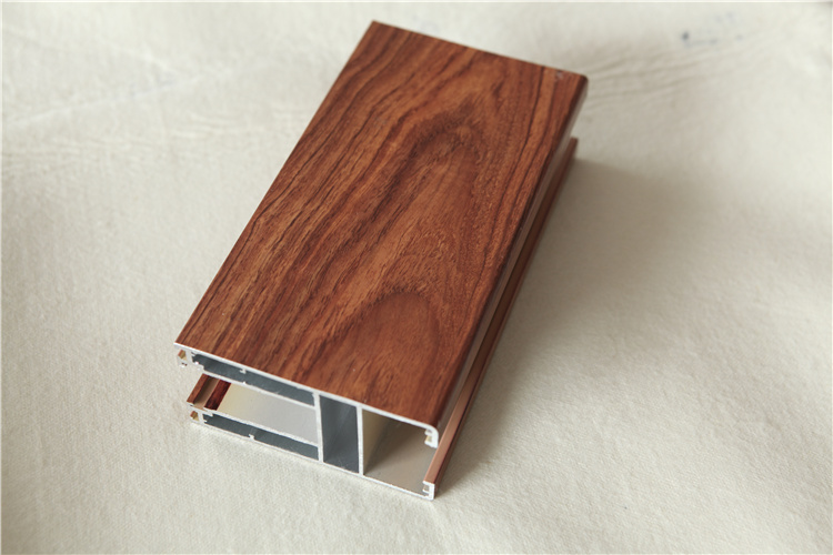 wood grain aluminium profiles