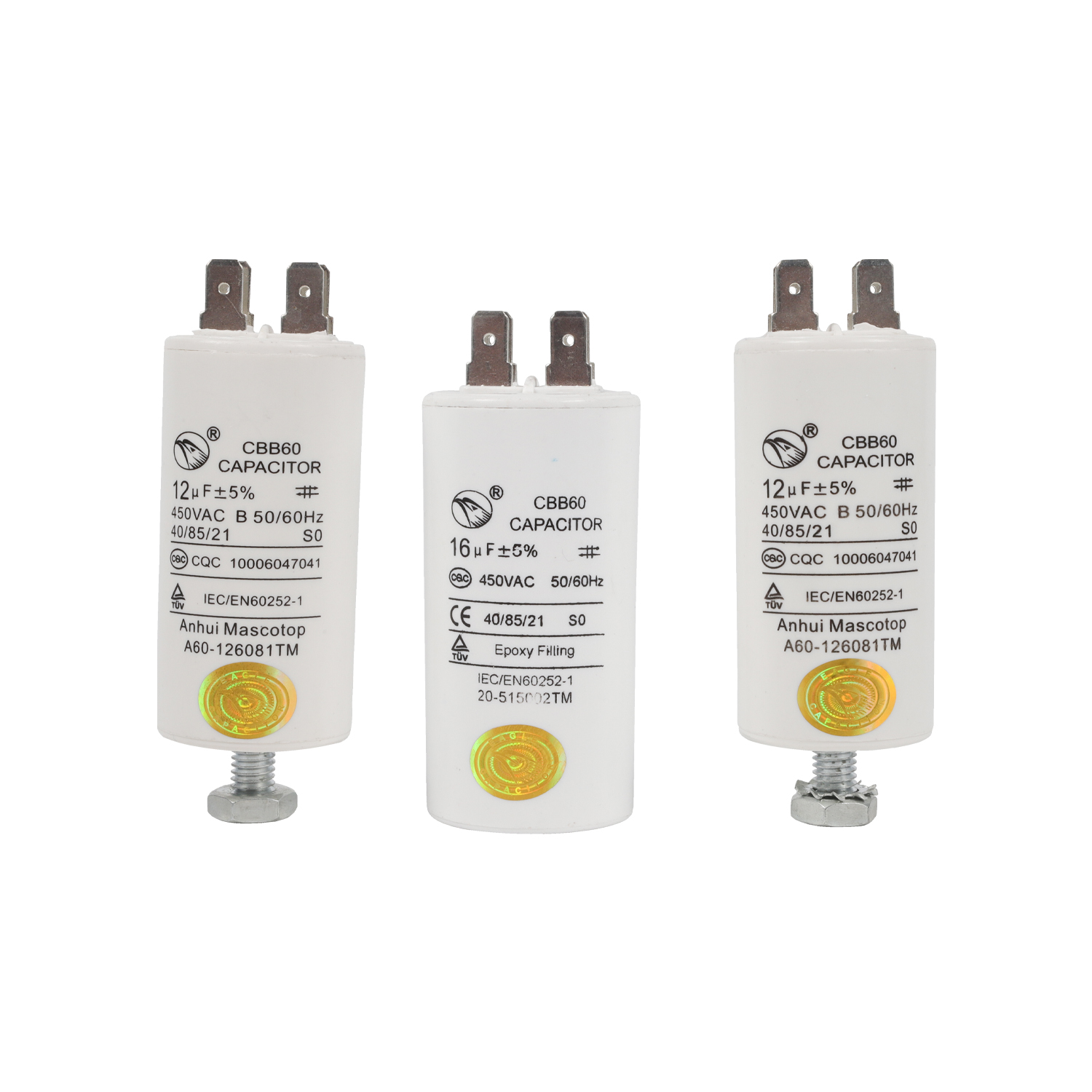 Cbb60 AC Motor Runing Capacitor