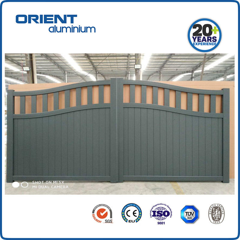 Luxury beautiful residential high quality main gates designs high quality aluminum