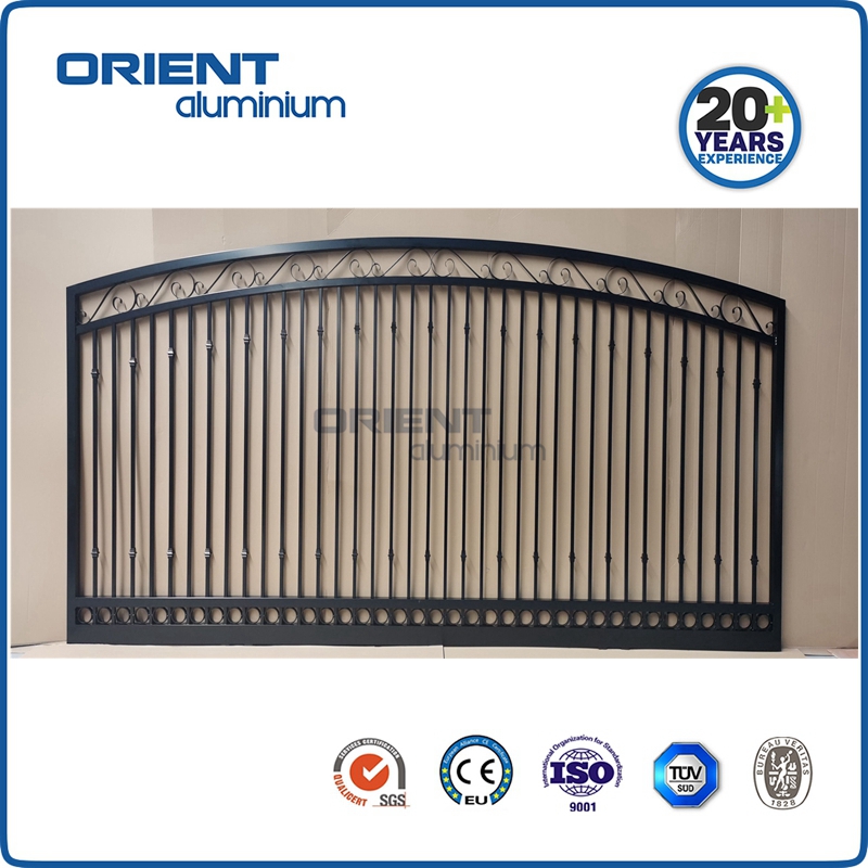 Popular design aluminum pedestrian gates, powder coated welding walkway gate,Aluminium small gate