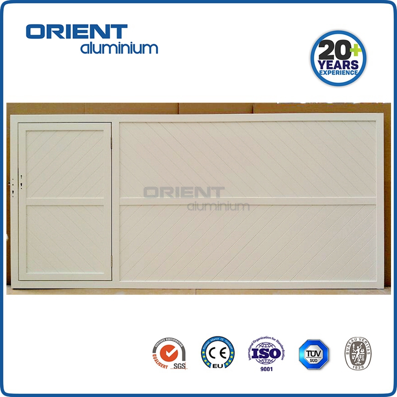 Customized Decorative Courtyard Entrance Aluminum Fence Gate Driveway Sliding Gate