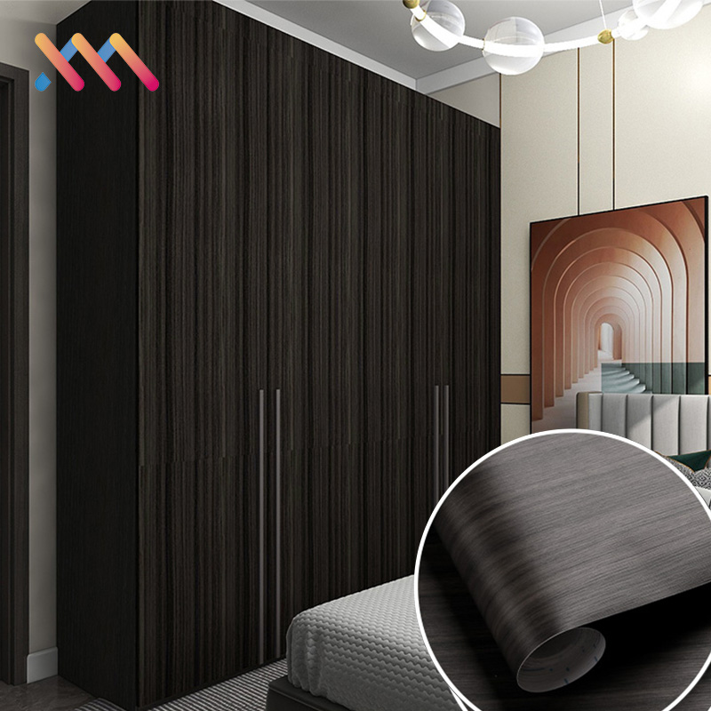New arrival wood grain adhesive wallpaper PVC film