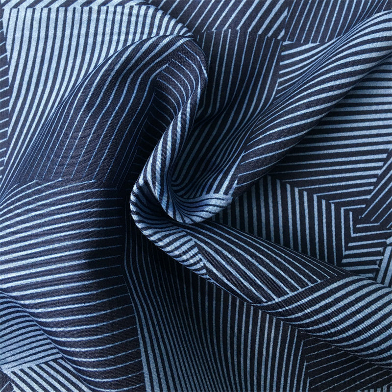 OBLPR002 Printed fabric for beach shorts, Printed peach skin.