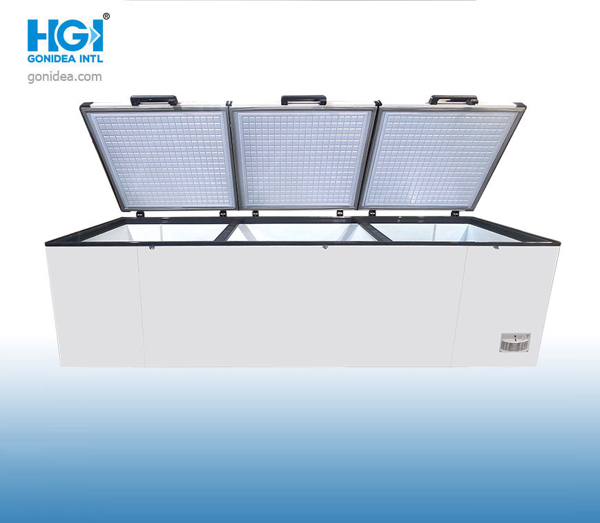 Commercial Top Open Big Capacity Foaming Door Deep Chest Freezer Bd/Bc-1380
