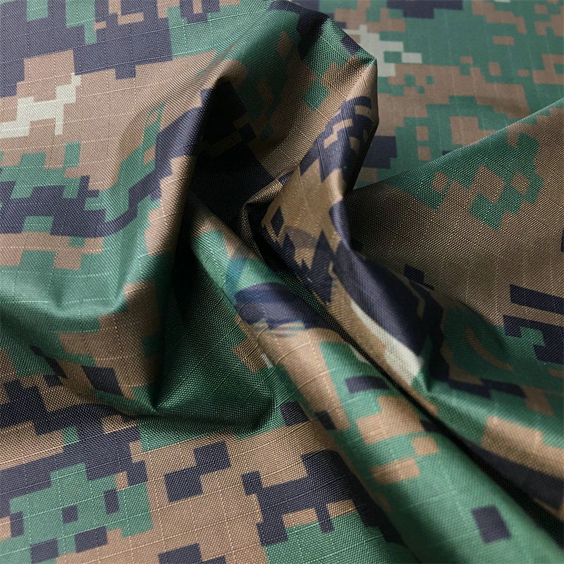 OBLPR004 Nylon printed Taffeta for bag or coat.