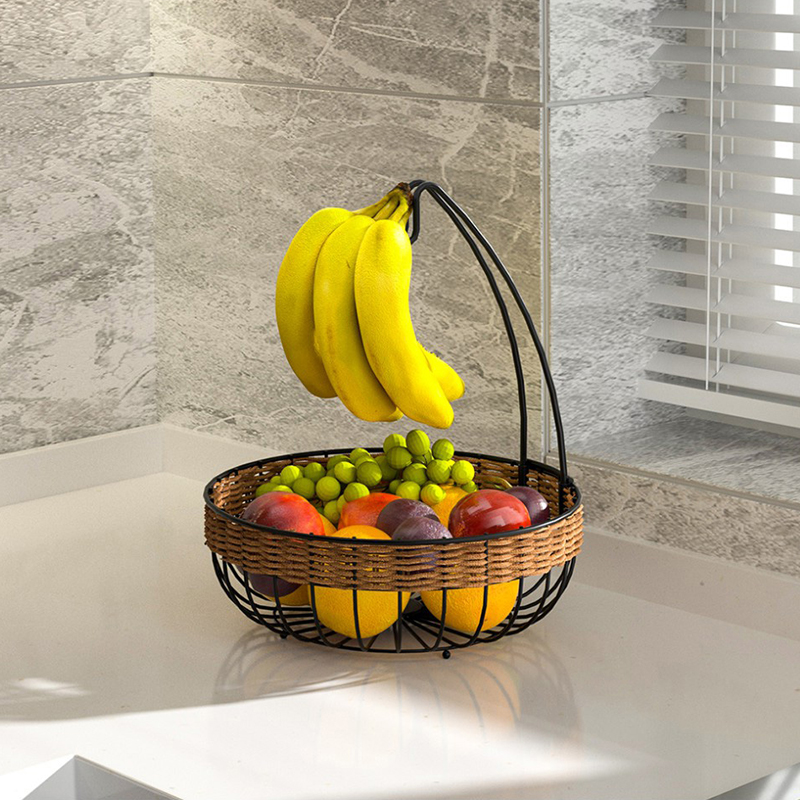 WIREKING fruit basket with banana hook