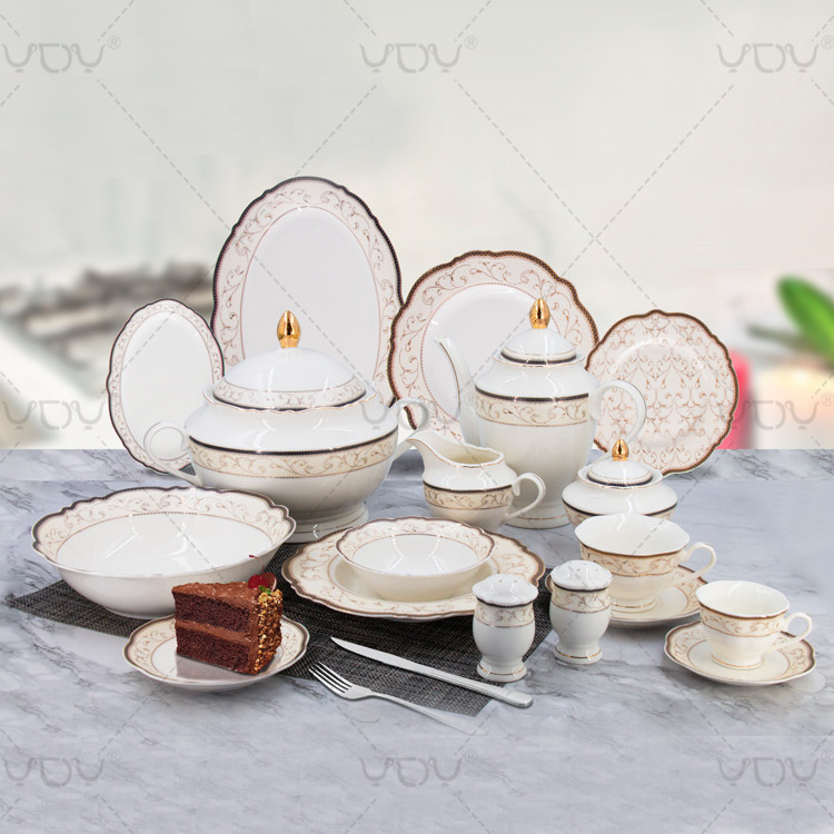 Factory price wholesale dinnerware handmade porcelain dinner set