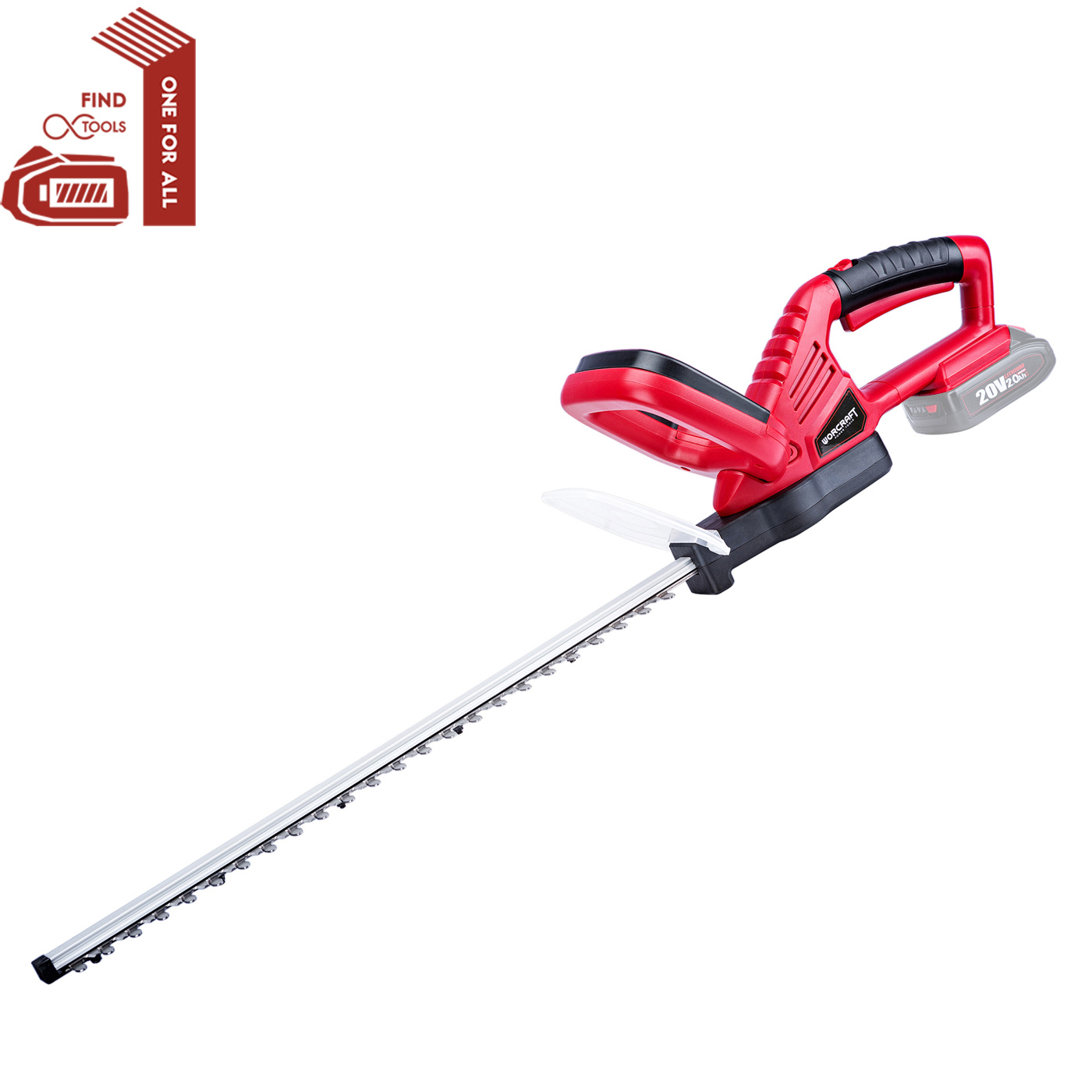 WORCRAFT 20V Li-ion Cordless Hedge Trimmer CHT-S20LiA