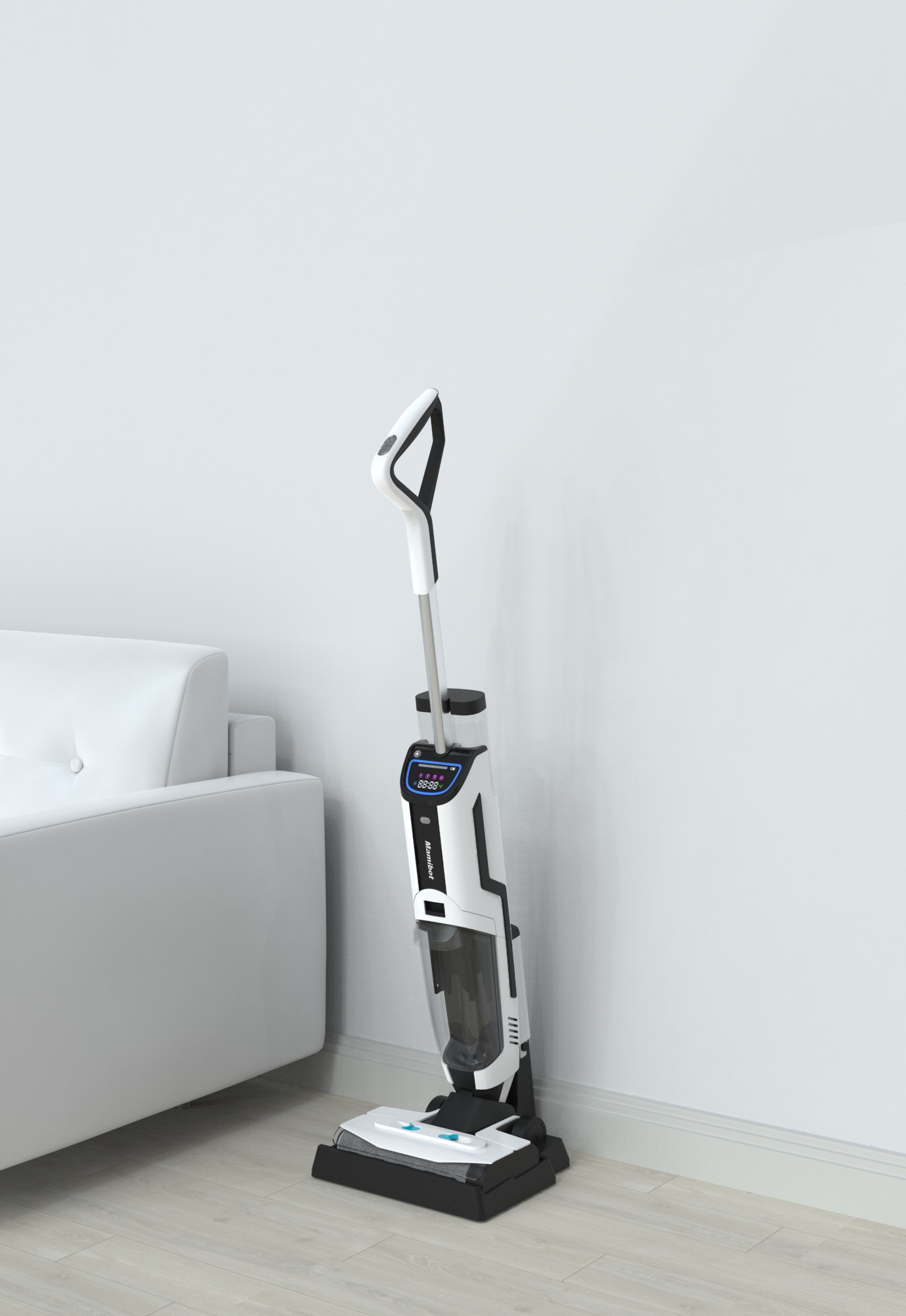 MAMIBOT FLOMO I PLUS floor washer with Wet-Dry Vacuum and Mop