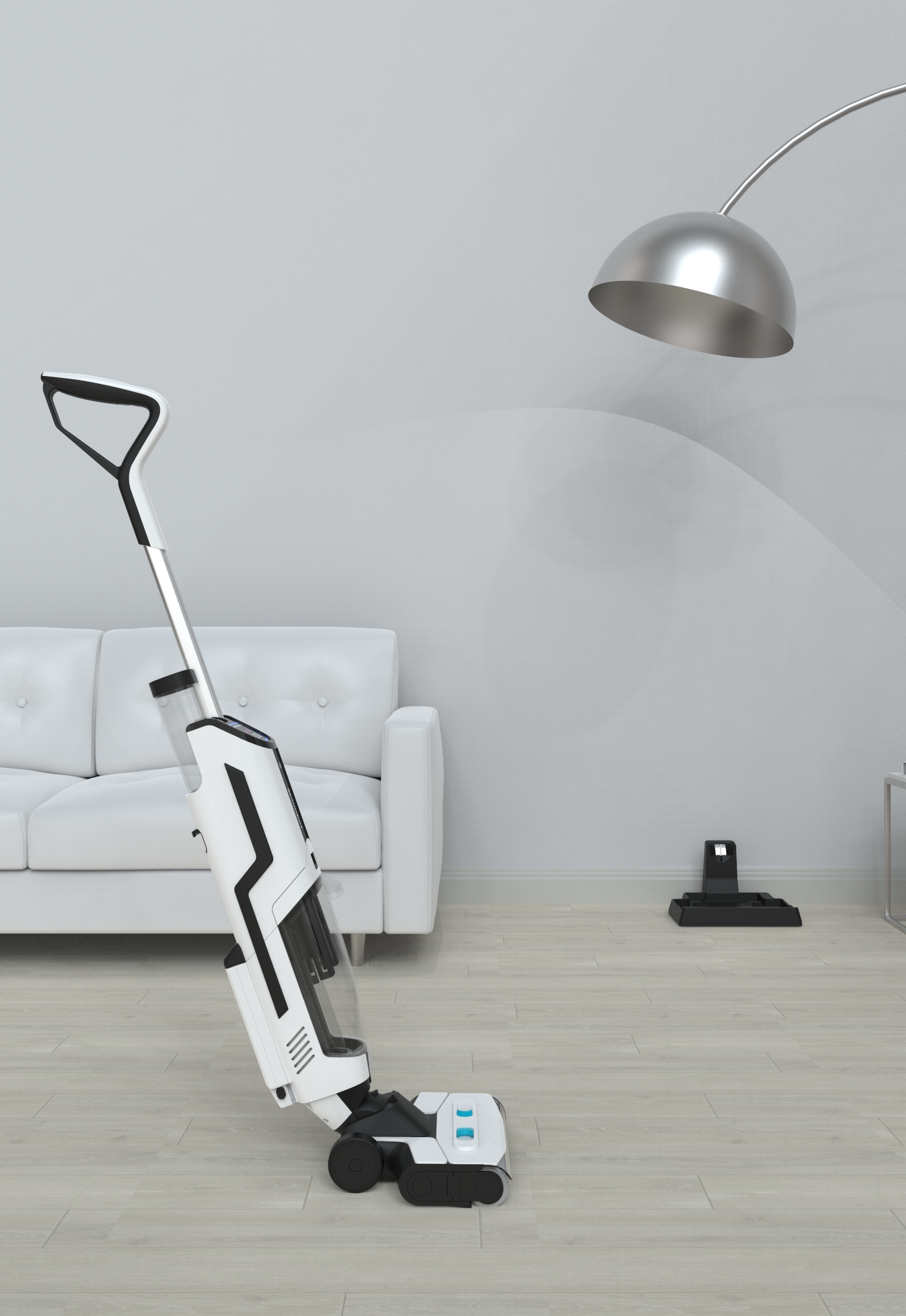 MAMIBOT FLOMO I PLUS floor washer with Wet-Dry Vacuum and Mop