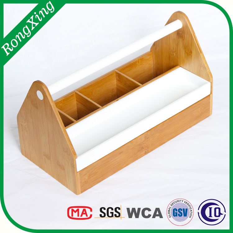 Bamboo Flatware Caddy