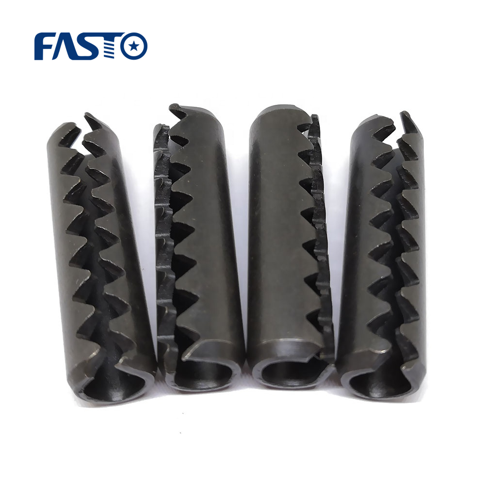 Stainless steel spring pin with thread