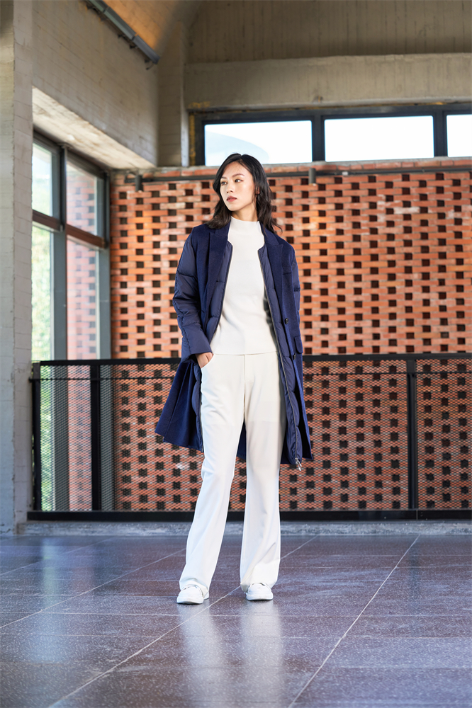 Down jacket, two piece woolen vest