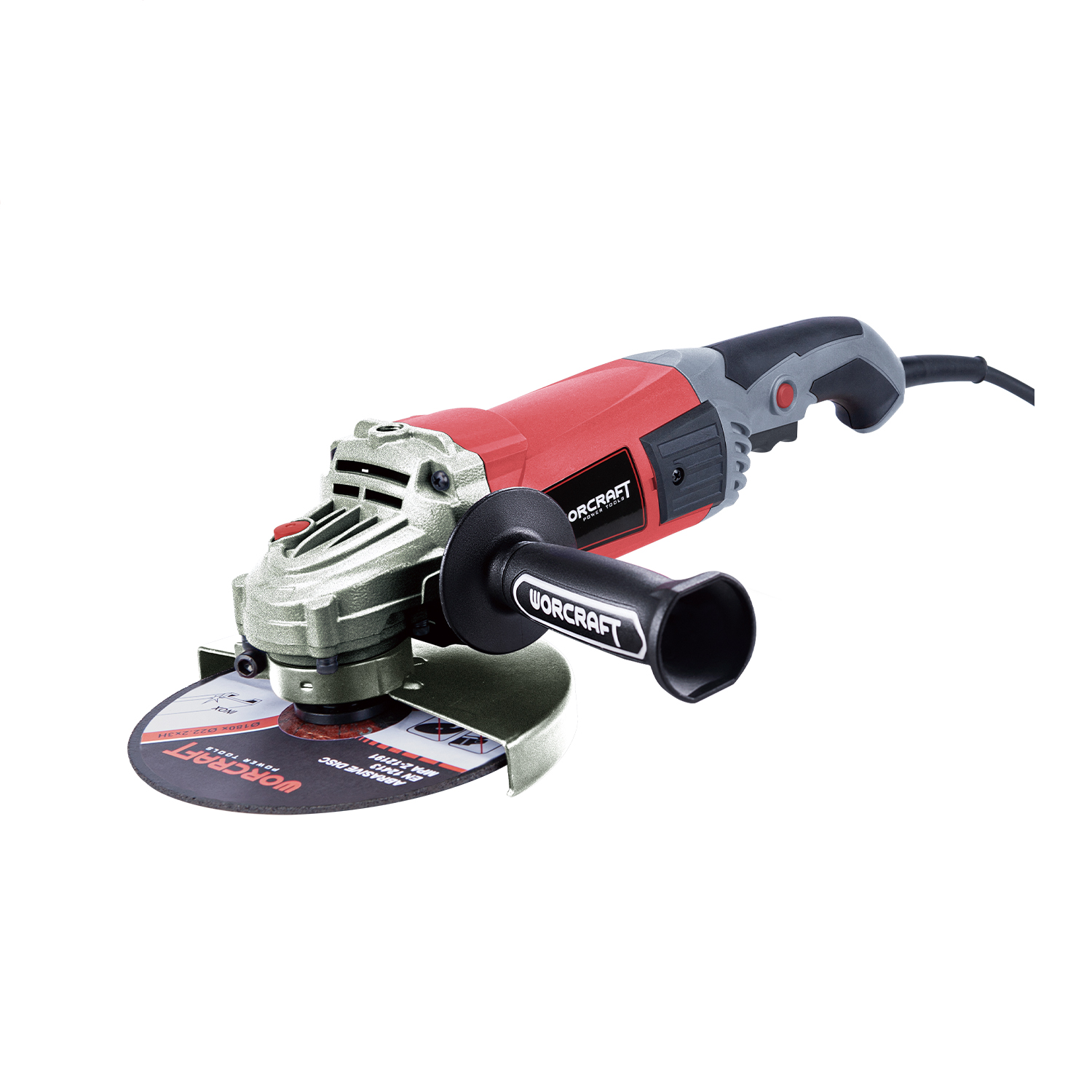 WORCRAFT 1800W Angle Grinder AG18-180
