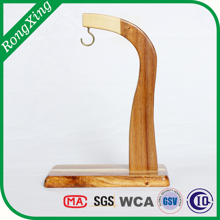 Acacia wood banana holder