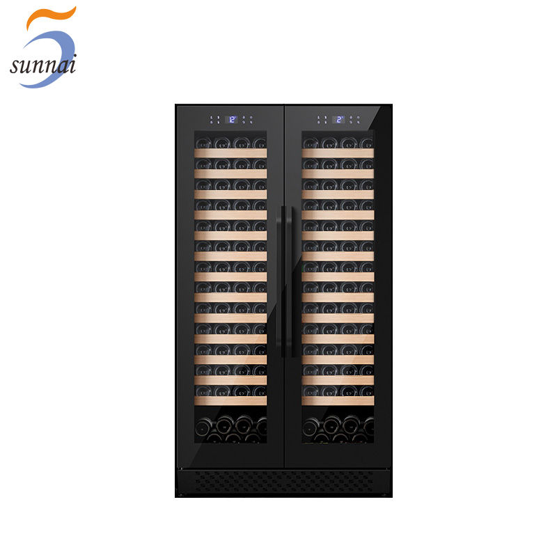 SUNNAI SW-122 wine cooler refrigerator beverage cooler dual zone