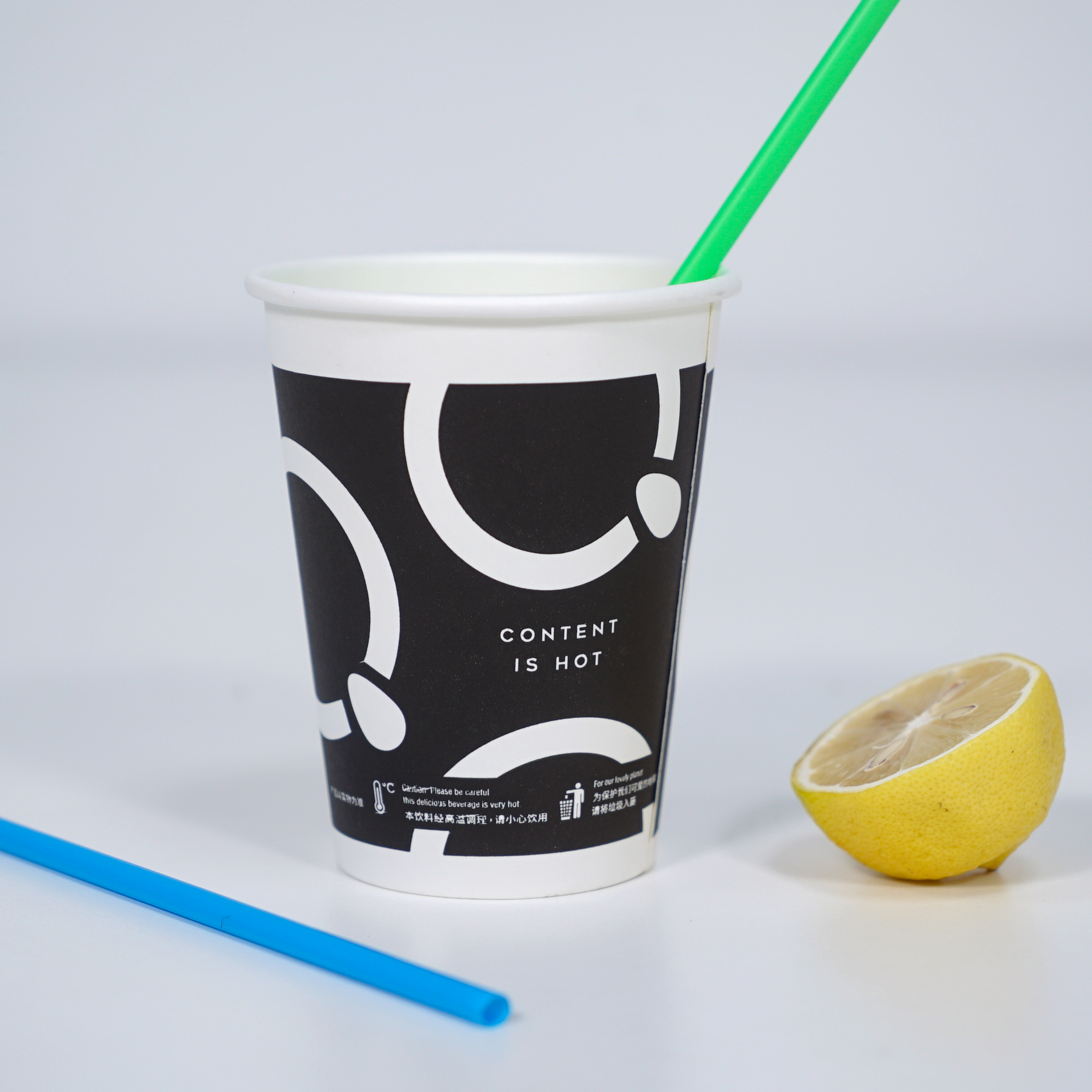 High Quality Disposable Double Wall Paper Cup Coffee Cup Heat Insulation Paper Cups