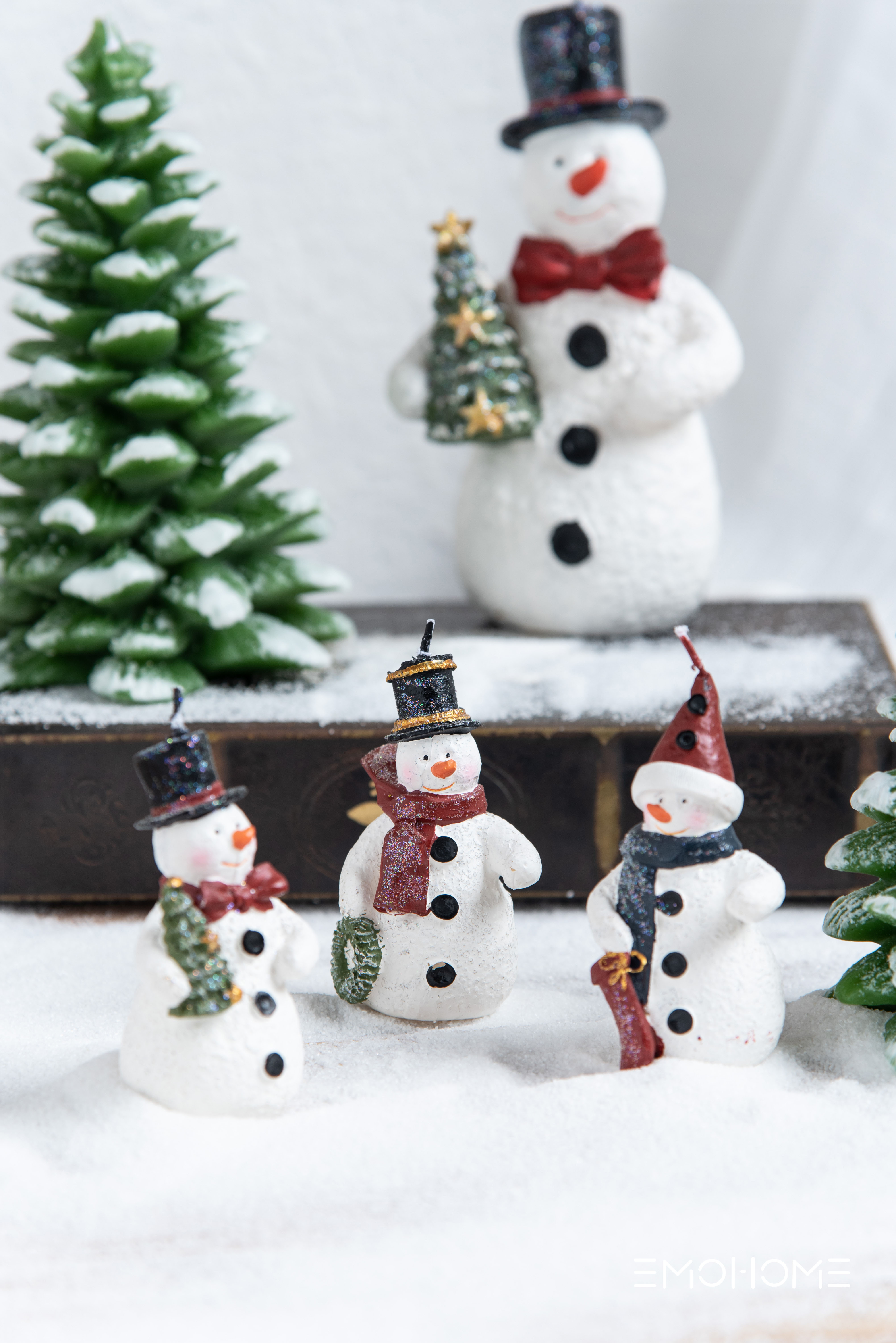 Snowman Candle