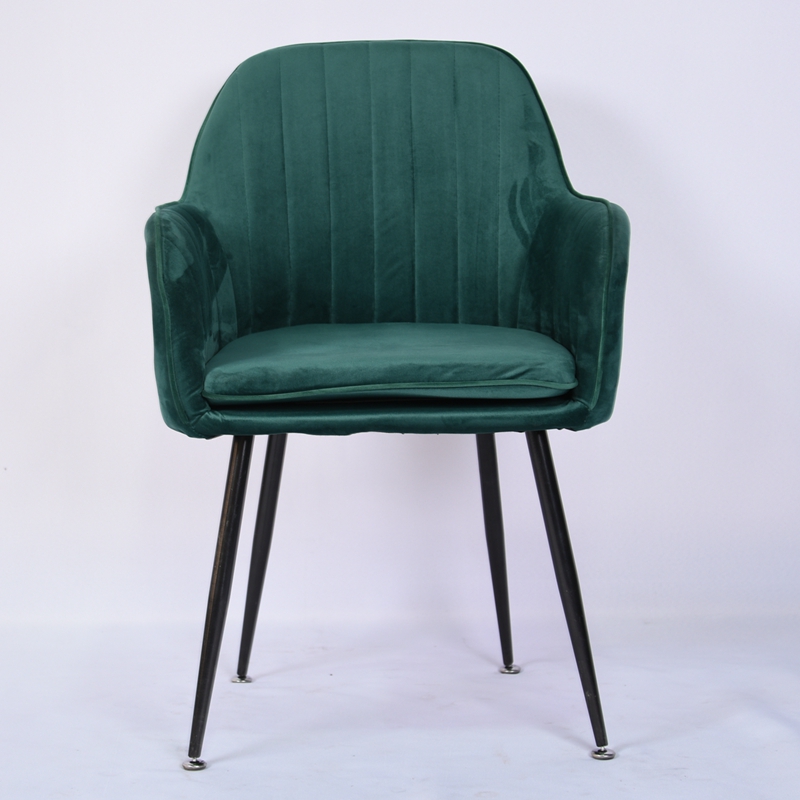 Indoor Home Furniture Room Restaurant Dinning Velvet Modern Dining Chair