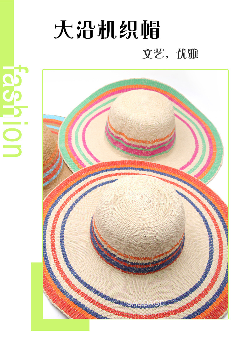 Straw hat women sun hat