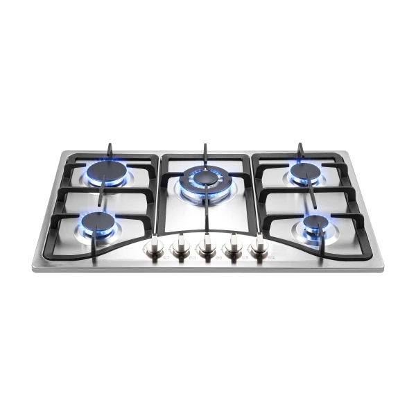 5 Burner Stainless Steel Gas Hob|MGBS-765 Gascooktop gas stove 760mm