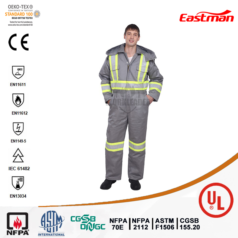 UL certified flame resistant coverall for oil field
